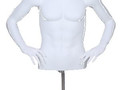 Мужской торс MT POS 5HL WHITE MAT