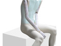 Манекен Мужской VSM-6-DROP-PANTONE-9290C-TRANSPARENT-PANTONE9290C-9001-WD-WSD-WHITE