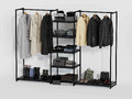 Стеллаж для одежды К-1703 в стиле Loft